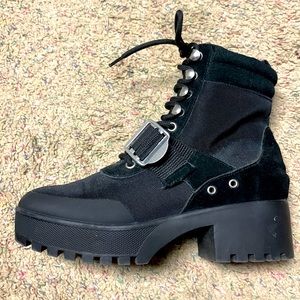 STEVE MADDEN Grady Lug Sole Booties